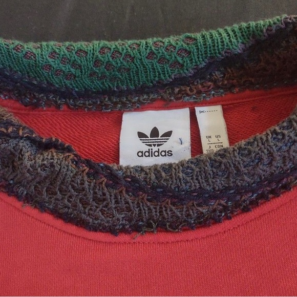 Custom Vintage Coogi x Adidas Color block Sweater - Picture 4 of 7